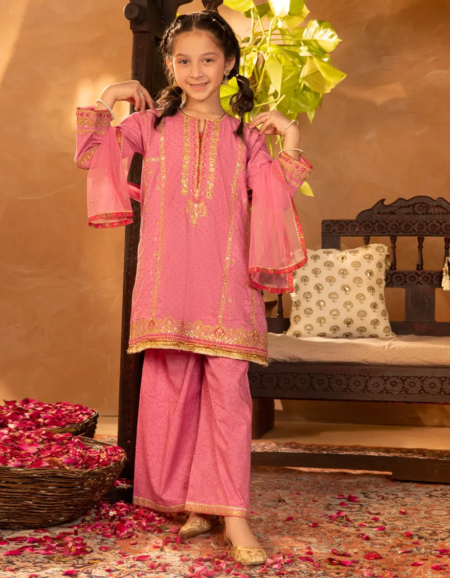 PINK LAWN 3PC STITCHED | JGKL-S-JGF-25-1902 FB/SHIREEN-02 sold by Junaid Jamshed product image thumbnail 2