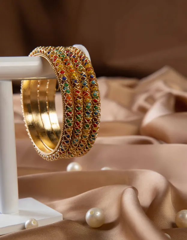 MULTICOLOR BANGLES | JJBN-BN-25-014 sold by Junaid Jamshed