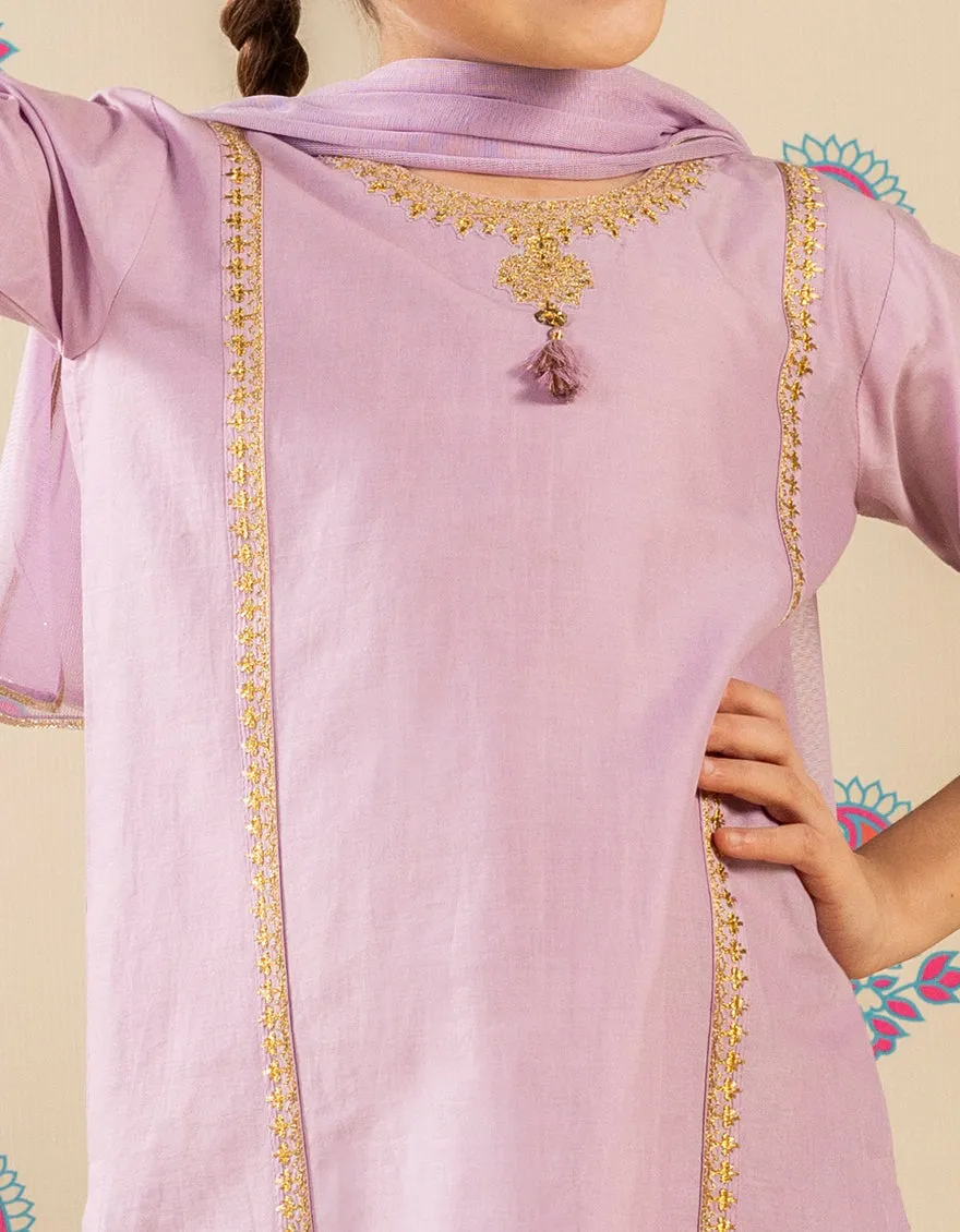 PURPLE LAWN 3PC STITCHED | JGK-S-JGP-25-1512 FB/SHEEN GILTZ-6 sold by Junaid Jamshed product image thumbnail 3