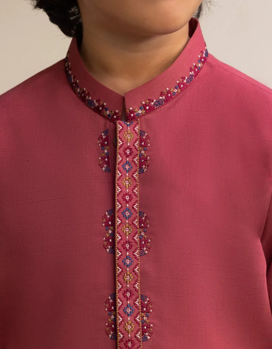 PINK BLENDED KURTA TROUSERS | JCKP-A-34987/S25/JJ9358-CL sold by Junaid Jamshed product image thumbnail 2