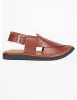 MAROON PESHAWARI SANDAL | JJFW-JPC-9010/S25-SC-PLN sold by Junaid Jamshed