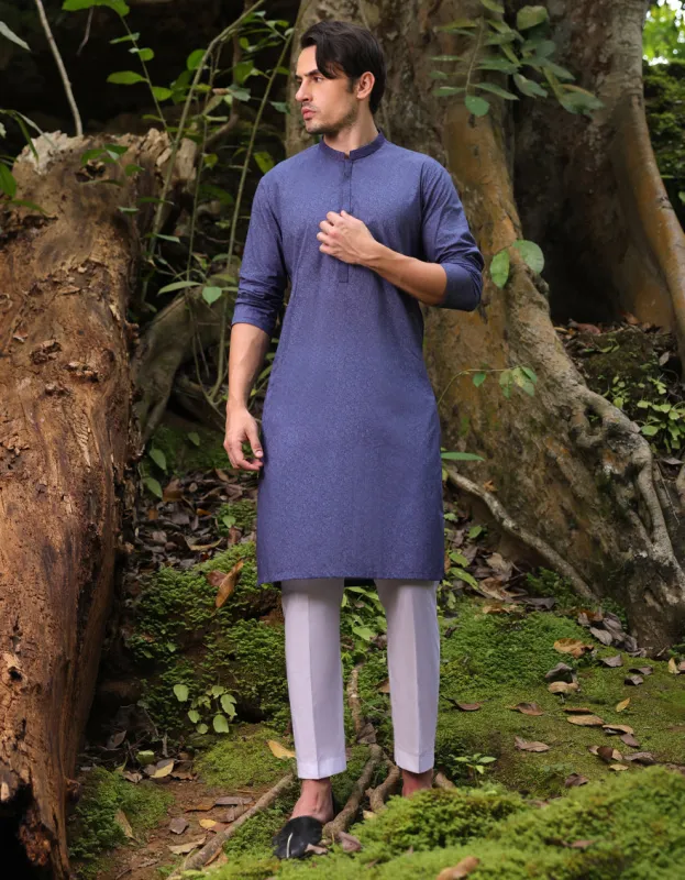 BLUE KURTA | JJK-A-33209/S25/JJ9774-SF sold by Junaid Jamshed