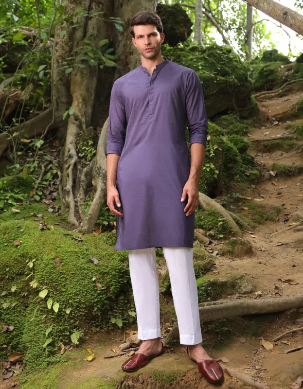 PURPLE KURTA | JJK-A-46599/S25/JJ9774-SF sold by Junaid Jamshed