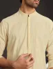 CREAM COTTON KURTA | JJK-A-47281/S24/JJ9631-FL sold by Junaid Jamshed