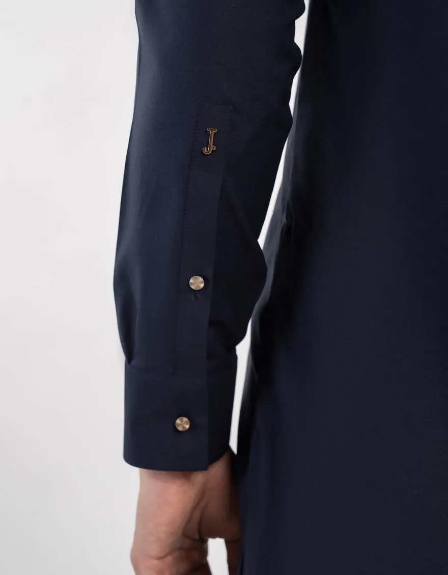 BLUE BLENDED KURTA TROUSERS | JJKP-A-46587/S24/JJ9364-SF sold by Junaid Jamshed product image thumbnail 3