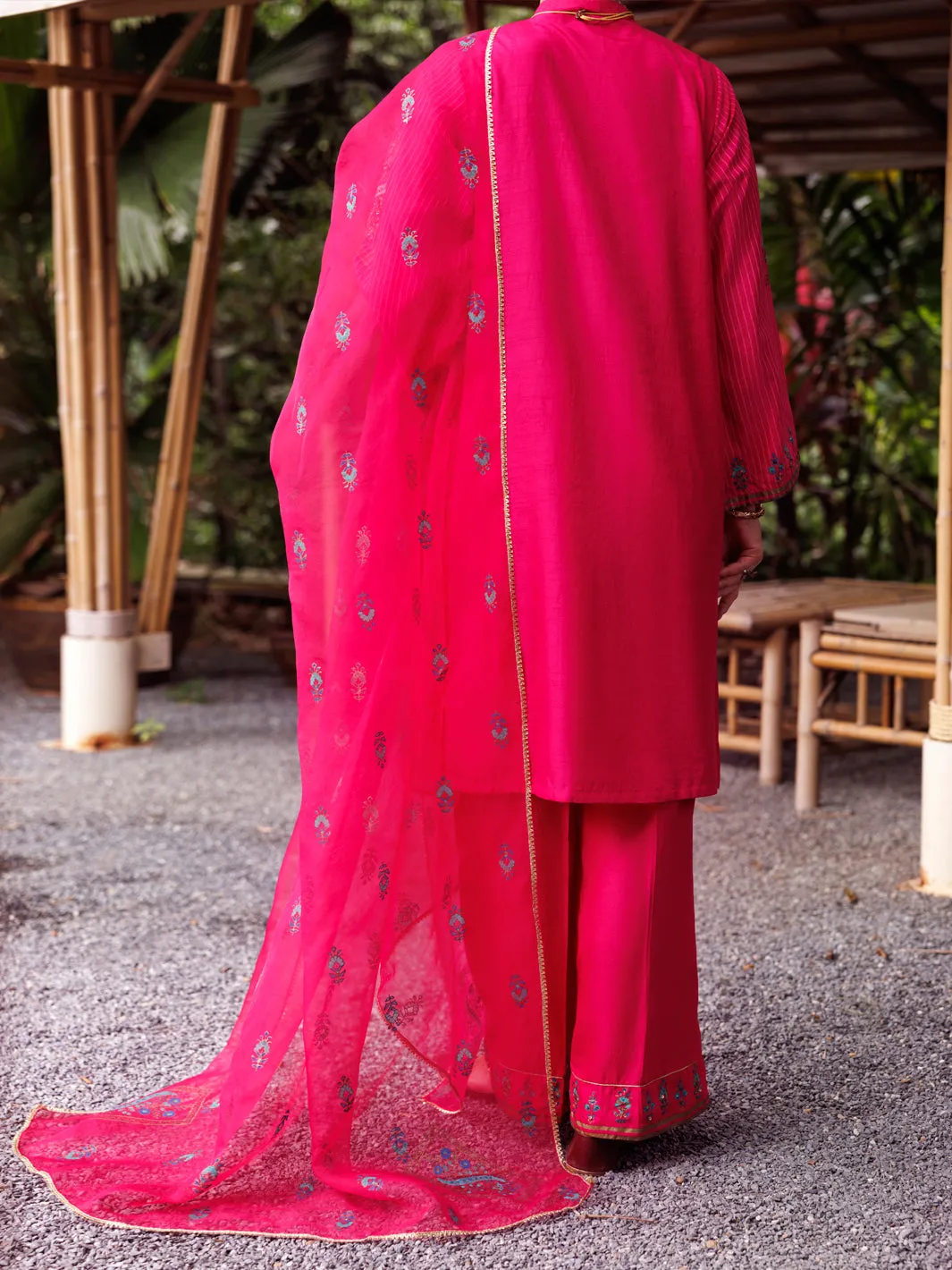 PINK MAPLE SILK 3PC STITCHED | ALP-3PS-2033/S AM-2329A sold by Junaid Jamshed product image thumbnail 2
