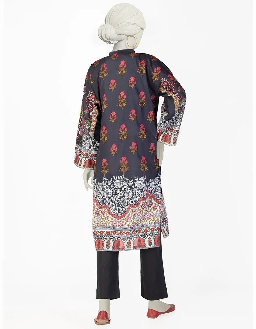 MULTICOLOR LAWN KURTI | JJLK-S-JSS-25-405 FB/ROYAL TAPESTRY-1 sold by Junaid Jamshed product image thumbnail 2