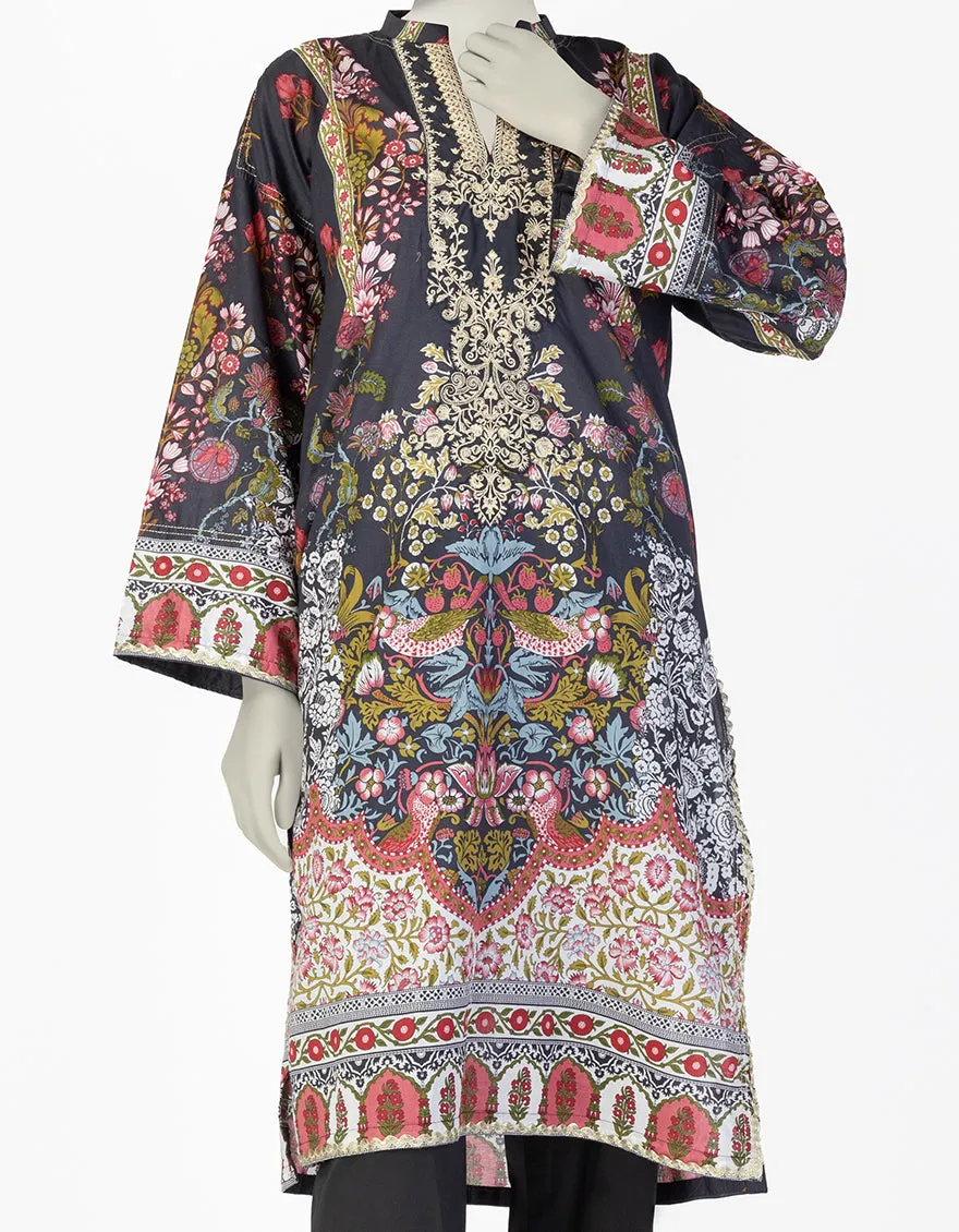 MULTICOLOR LAWN KURTI | JJLK-S-JSS-25-405 FB/ROYAL TAPESTRY-1 sold by Junaid Jamshed product image thumbnail 3