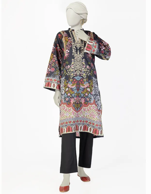 MULTICOLOR LAWN KURTI | JJLK-S-JSS-25-405 FB/ROYAL TAPESTRY-1 sold by Junaid Jamshed