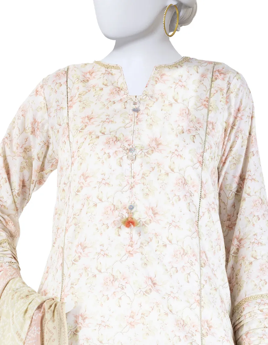 MULTICOLOR LAWN 3PC UNSTITCHED | JLAWN-S-25-3275 FLORAL CHUNDRI-3 sold by Junaid Jamshed product image thumbnail 3