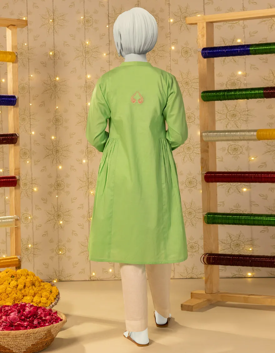 GREEN LAWN KURTI | JYGK-S-JTS-25-4048 FB/MUQAISH-03 sold by Junaid Jamshed product image thumbnail 2