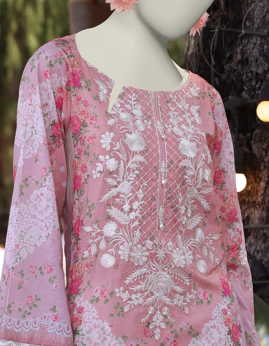 PEACH LAWN KURTI | JJLK-JSS-CD-05-347 sold by Junaid Jamshed product image thumbnail 2