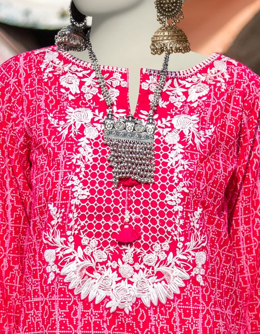 PINK LAWN 3PC STITCHED | JLAWN-JDS-CD-05-1004/S sold by Junaid Jamshed product image thumbnail 3