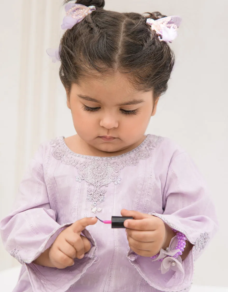 LILAC DOBBY 2PC STITCHED | JIK-S-JIST-25-5803 F sold by Junaid Jamshed product image thumbnail 3