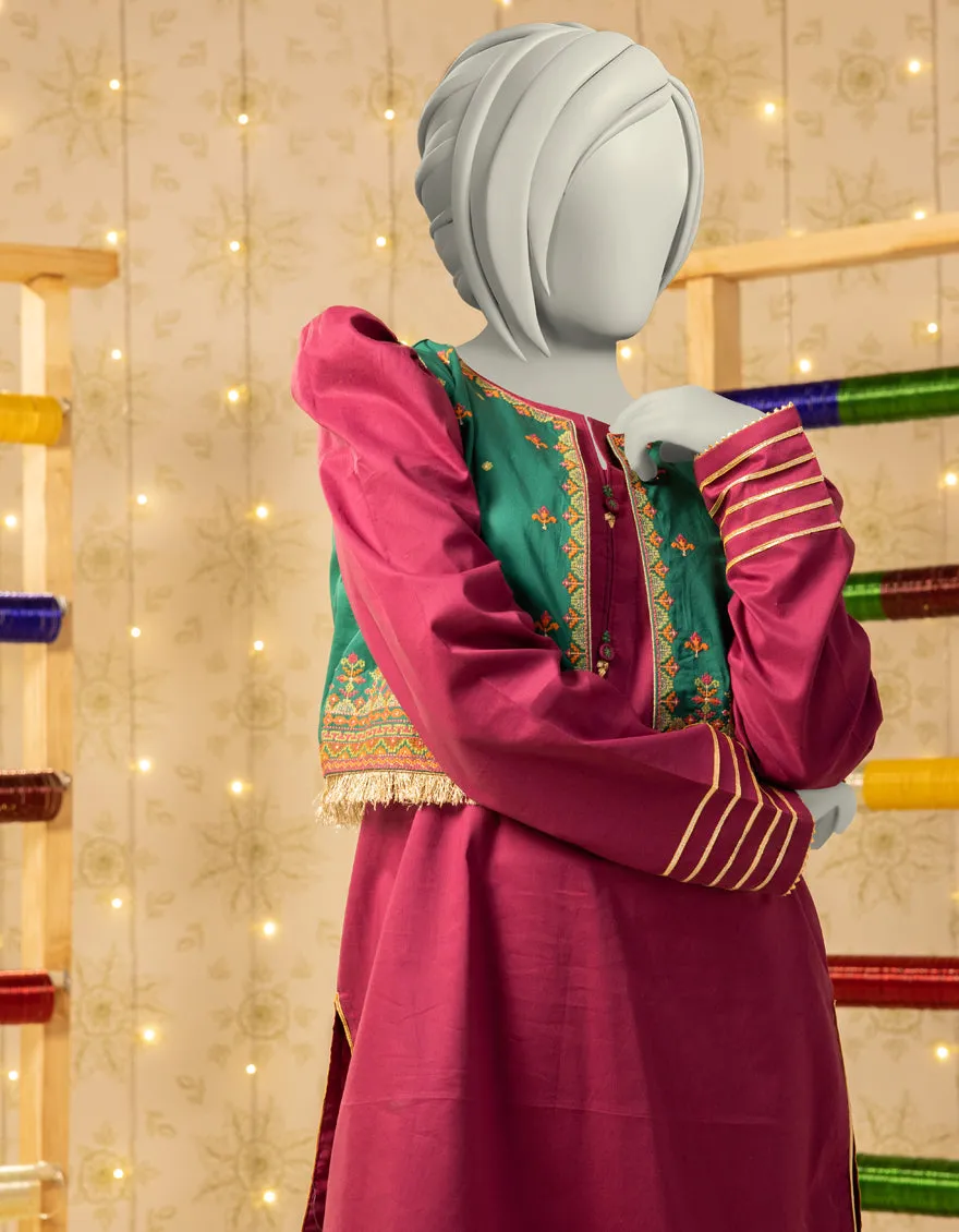 PURPLE LAWN 2PC STITCHED | JGK-S-JTST-25-438 FB sold by Junaid Jamshed product image thumbnail 3