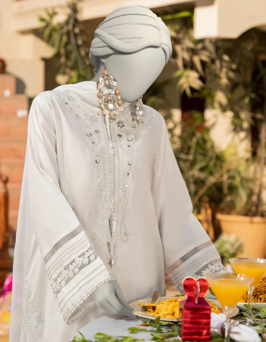 GREY LAWN 2PC STITCHED | JLAWN-S-JDS-25-1087/ sold by Junaid Jamshed product image thumbnail 3