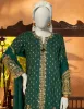 GREEN RAW SILK 2PC STITCHED | JJPW-S-JPS-25-3903 F sold by Junaid Jamshed