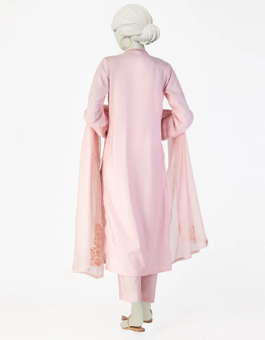 PINK COTTON SILK 3PC STITCHED | JLAWN-S-25-089/S GRA sold by Junaid Jamshed product image thumbnail 2
