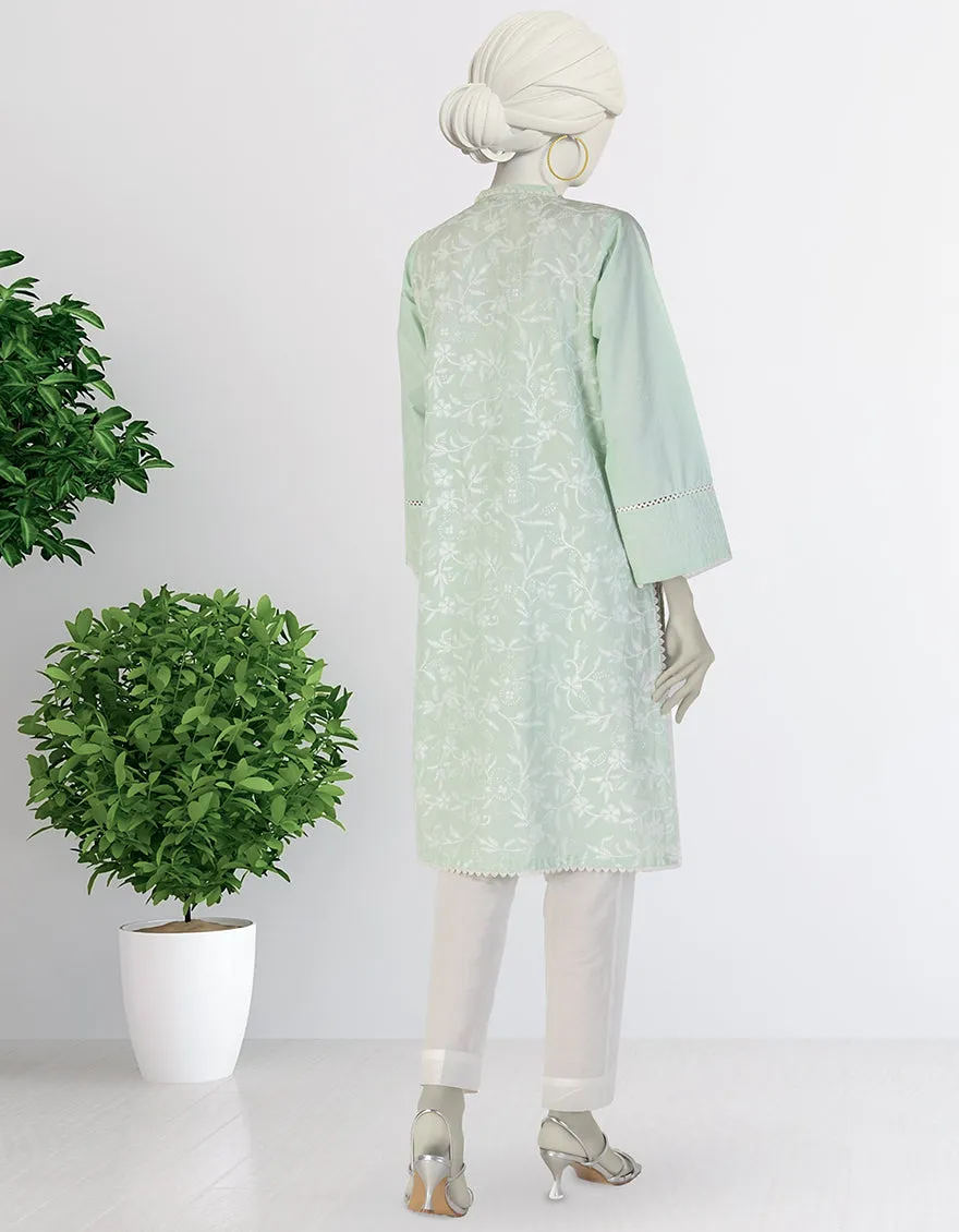 GREEN LAWN KURTI | JJLK-S-JSS-25-388 FB sold by Junaid Jamshed product image thumbnail 2