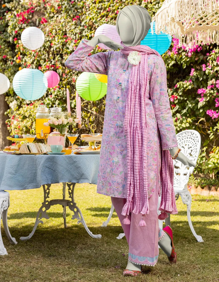 PINK LAWN 3PC STITCHED | JGK-JTP-CD-05-601 sold by Junaid Jamshed