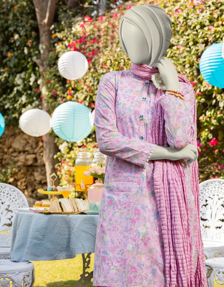 PINK LAWN 3PC STITCHED | JGK-JTP-CD-05-601 sold by Junaid Jamshed product image thumbnail 2