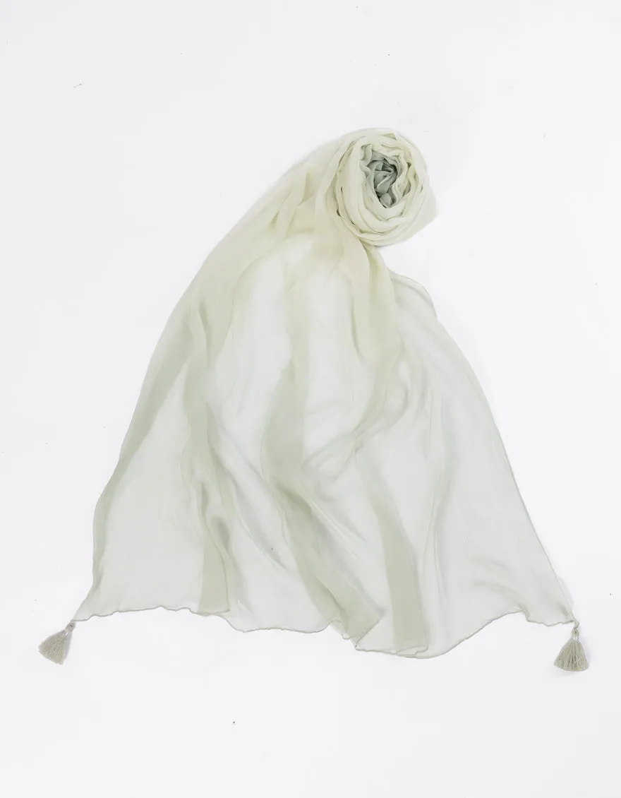 GREEN IMPURE CHIFFON DUPATTA | JLDP-CD-05-2615 sold by Junaid Jamshed