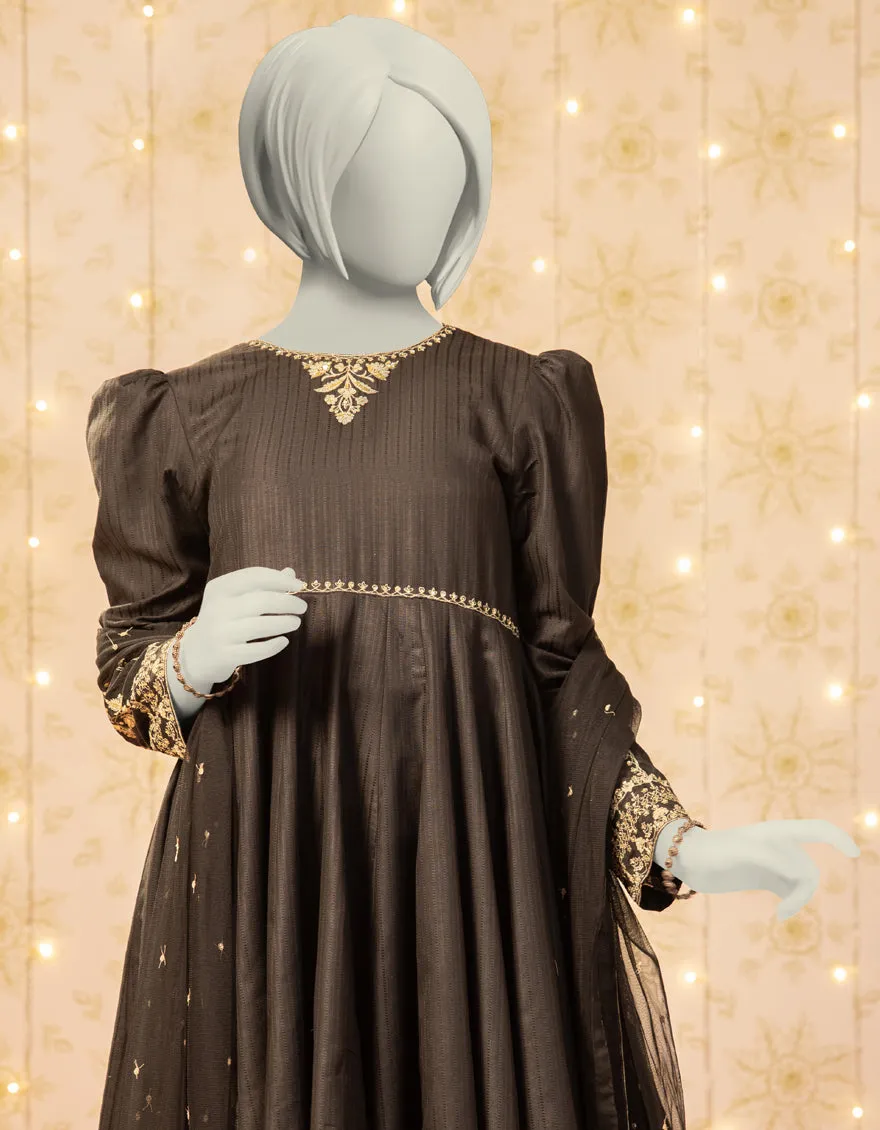 BLACK DOBBY 3PC STITCHED | JGK-S-JTF-25-753 FB/ sold by Junaid Jamshed product image thumbnail 3