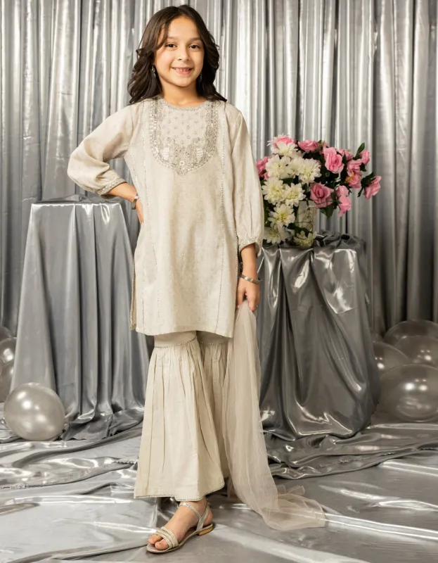 GREY DOBBY 3PC STITCHED | JGK-S-JGP-25-1564 FB sold by Junaid Jamshed