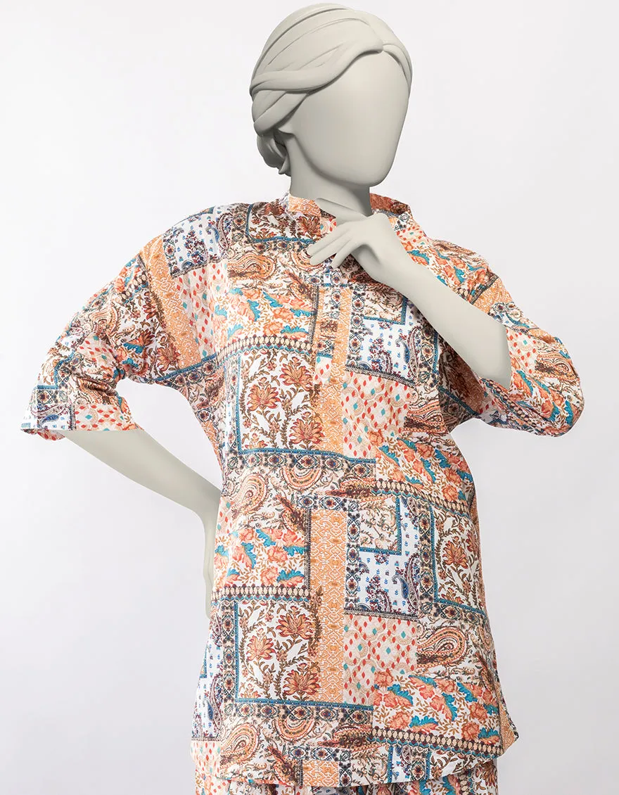 MULTICOLOR LAWN KURTI | JJLK-S-JSS-25-412 FB sold by Junaid Jamshed product image thumbnail 2