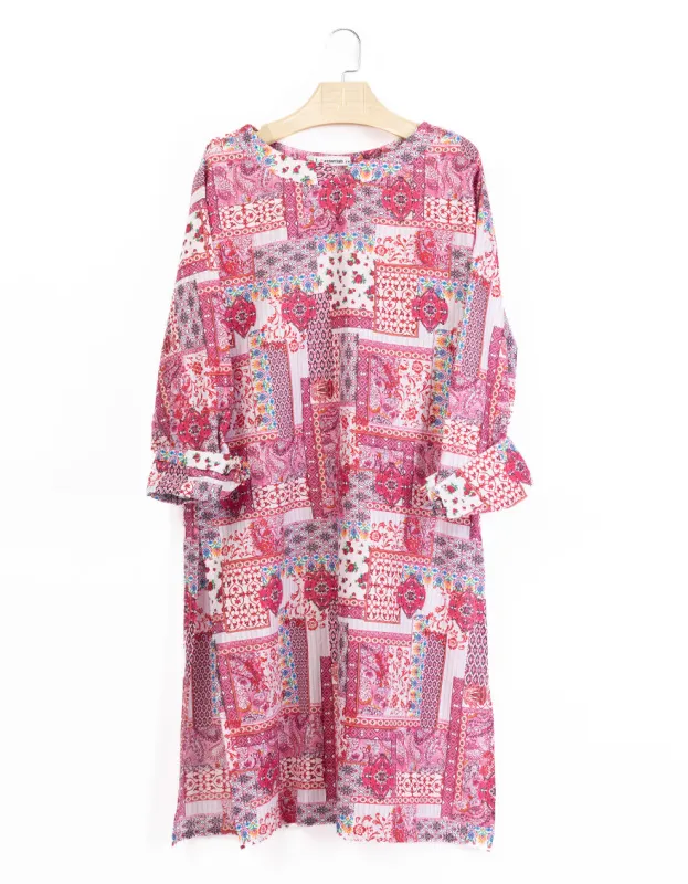 PINK LAWN KURTI | JJLK-S-JSS-25-410 FB sold by Junaid Jamshed