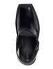 SHINY BLACK PLAIN PESHAWARI SANDAL | JJFW-JPC-041-PU/S25- sold by Junaid Jamshed