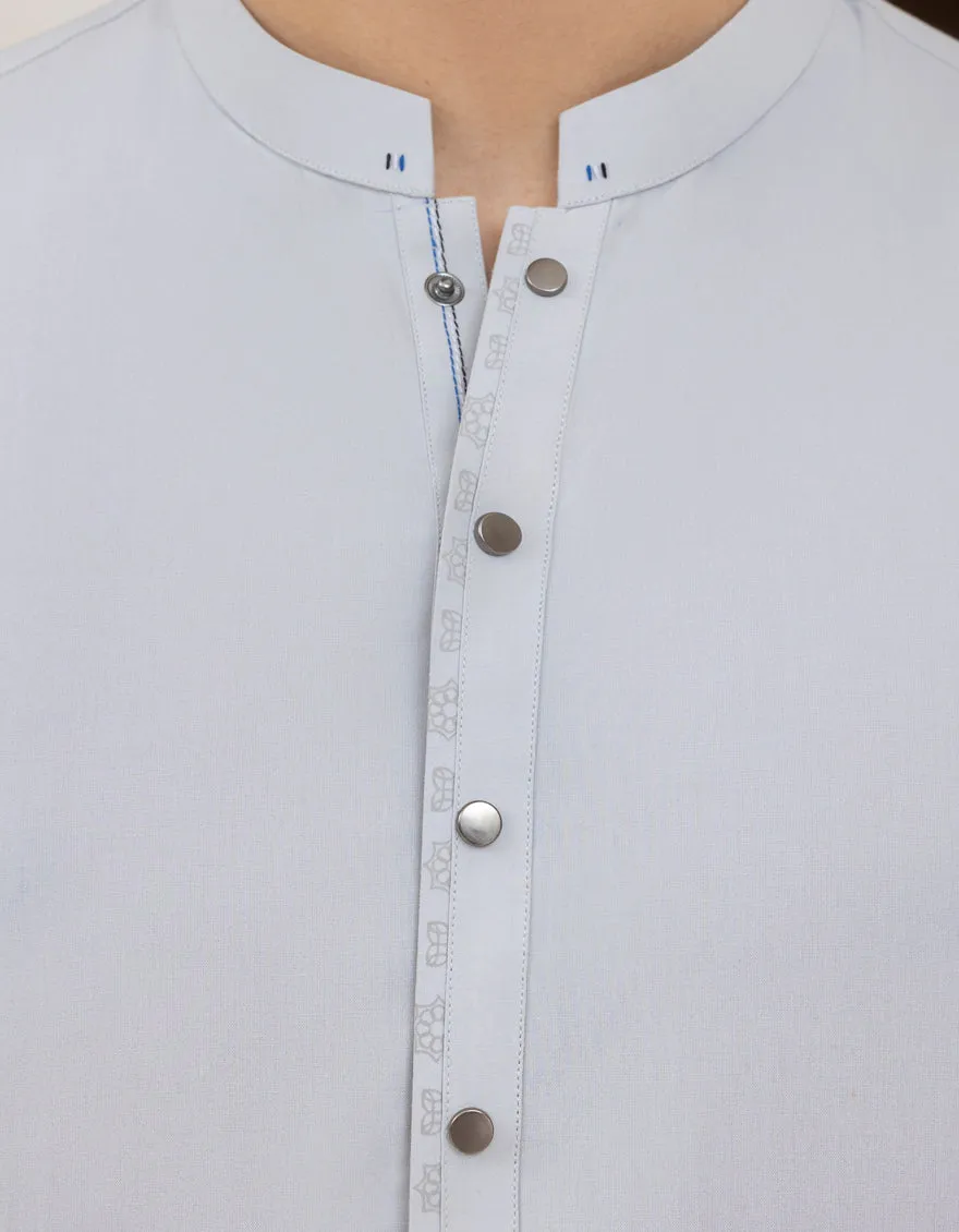 SMOKE BLENDED KURTA TROUSERS | JTKP-A-46675/S25/JJ1 sold by Junaid Jamshed product image thumbnail 2