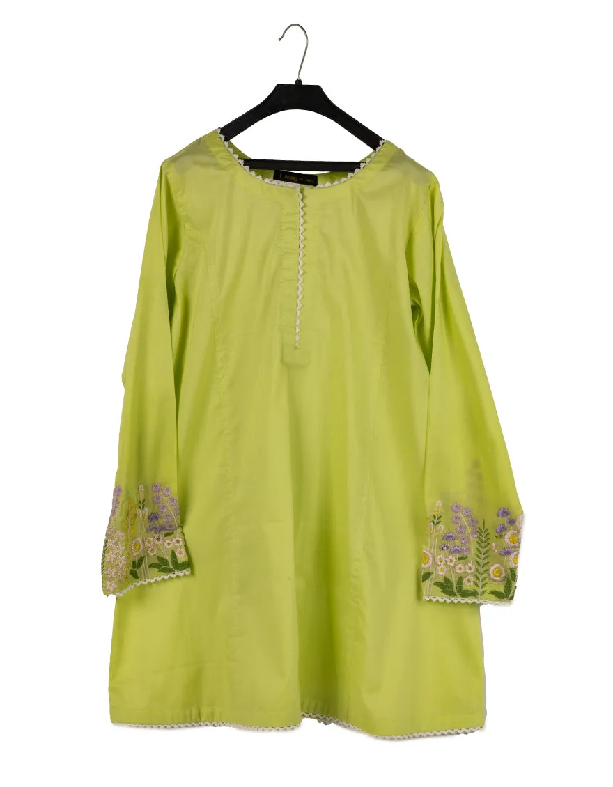 GREEN LAWN KURTI | JYGK-S-JTS-25-4064 F sold by Junaid Jamshed