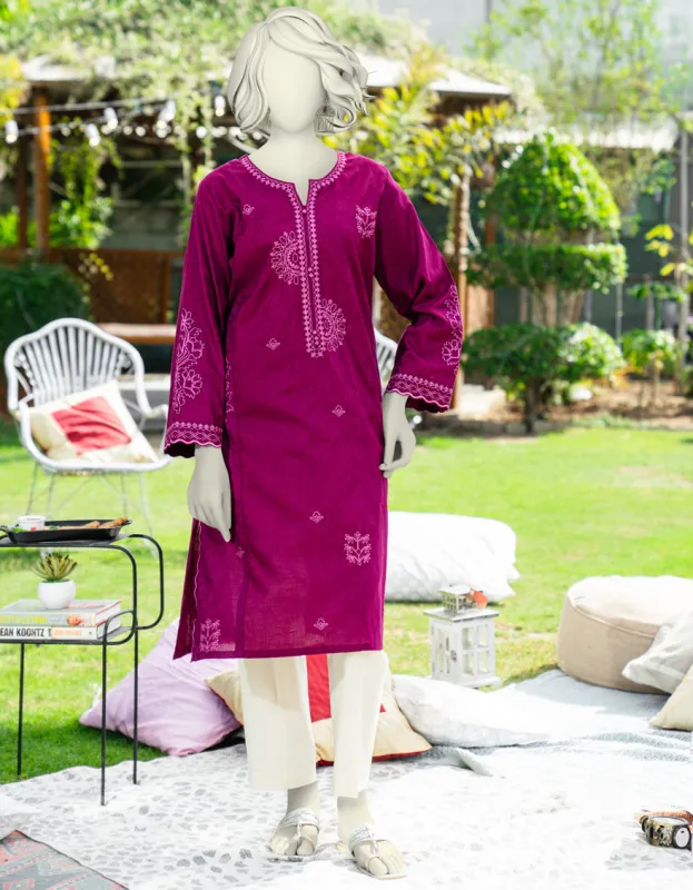 PURPLE DOBBY KURTI | JJLK-S-JSS-25-448 FB sold by Junaid Jamshed