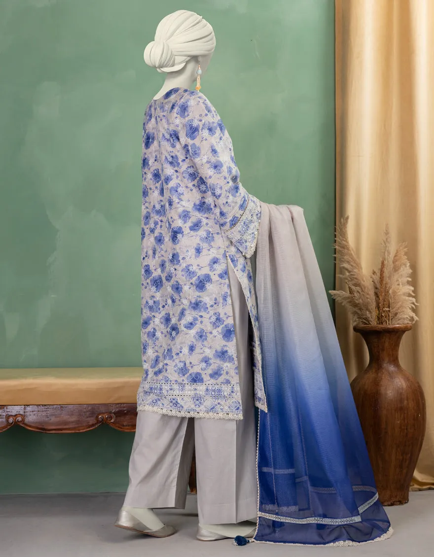 MULTICOLOR LAWN 3PC UNSTITCHED | JLAWN-S-25-3371 LUXU sold by Junaid Jamshed product image thumbnail 2