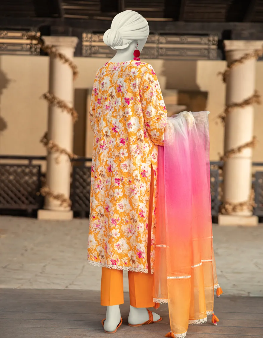 MULTICOLOR LAWN 3PC UNSTITCHED | JLAWN-S-25-3374 LUXU sold by Junaid Jamshed product image thumbnail 3