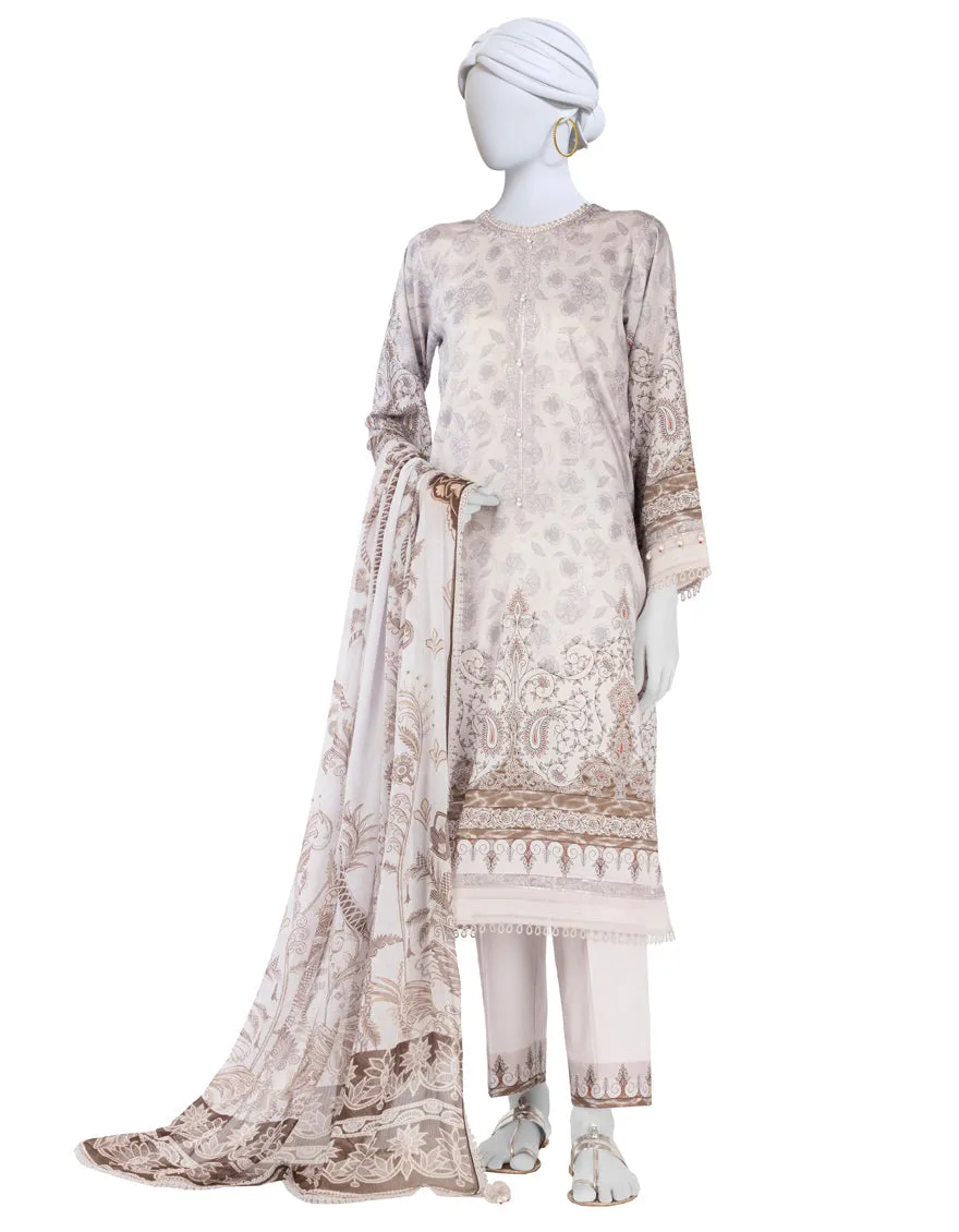 LILAC LAWN 3PC UNSTITCHED | JLAWN-S-25-3402 LUXE sold by Junaid Jamshed
