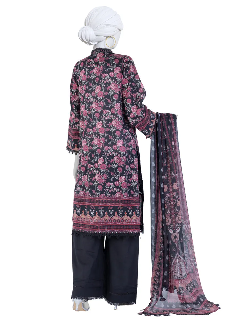 MULTICOLOR LAWN 3PC UNSTITCHED | JLAWN-S-25-3406 LUXE sold by Junaid Jamshed product image thumbnail 2