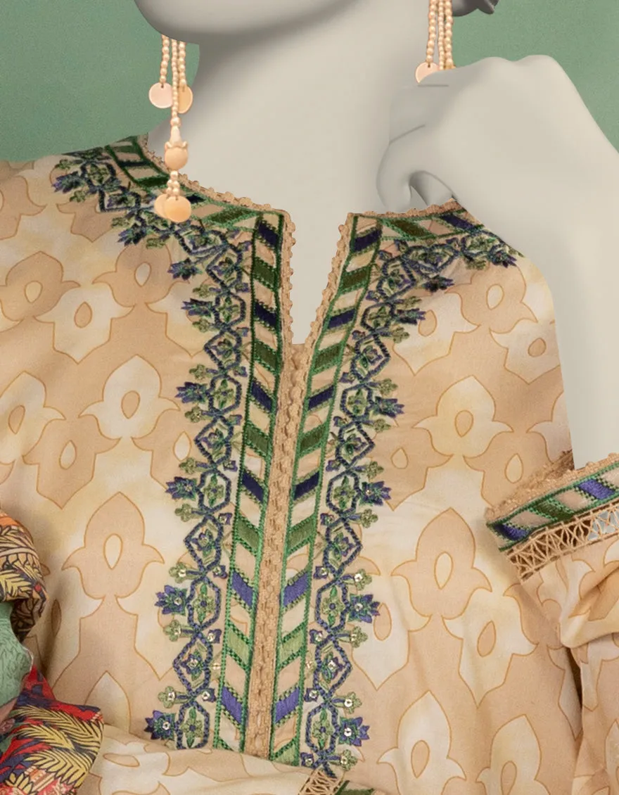 MULTICOLOR LAWN 3PC UNSTITCHED | JLAWN-S-25-905 MUGHA sold by Junaid Jamshed product image thumbnail 5