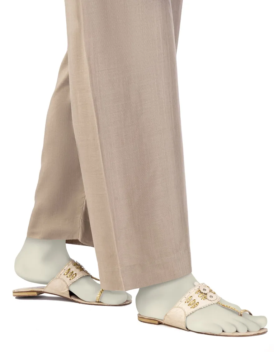 BEIGE RAW SILK TROUSERS | JJLT-S-25-8036 FB/DT sold by Junaid Jamshed