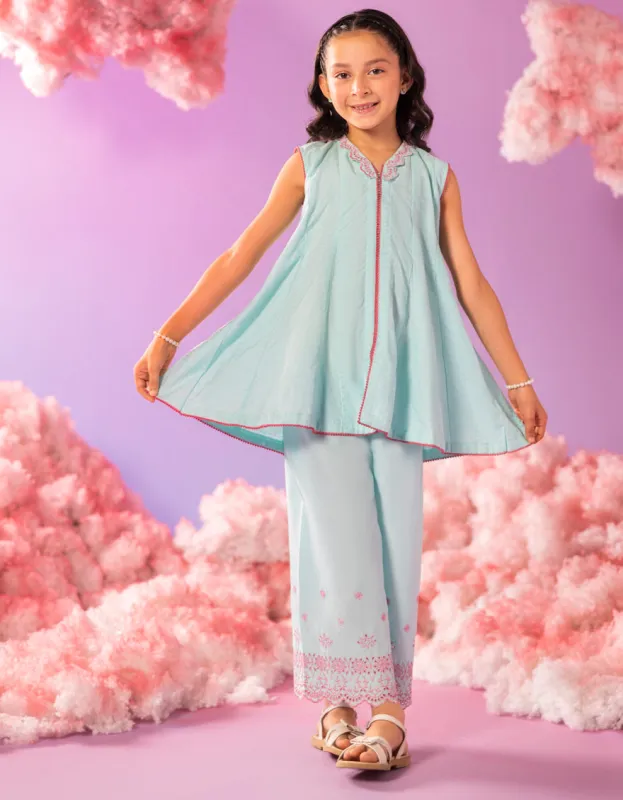 AQUA DOBBY 2PC STITCHED | JGKL-S-JGST-25-5629 sold by Junaid Jamshed