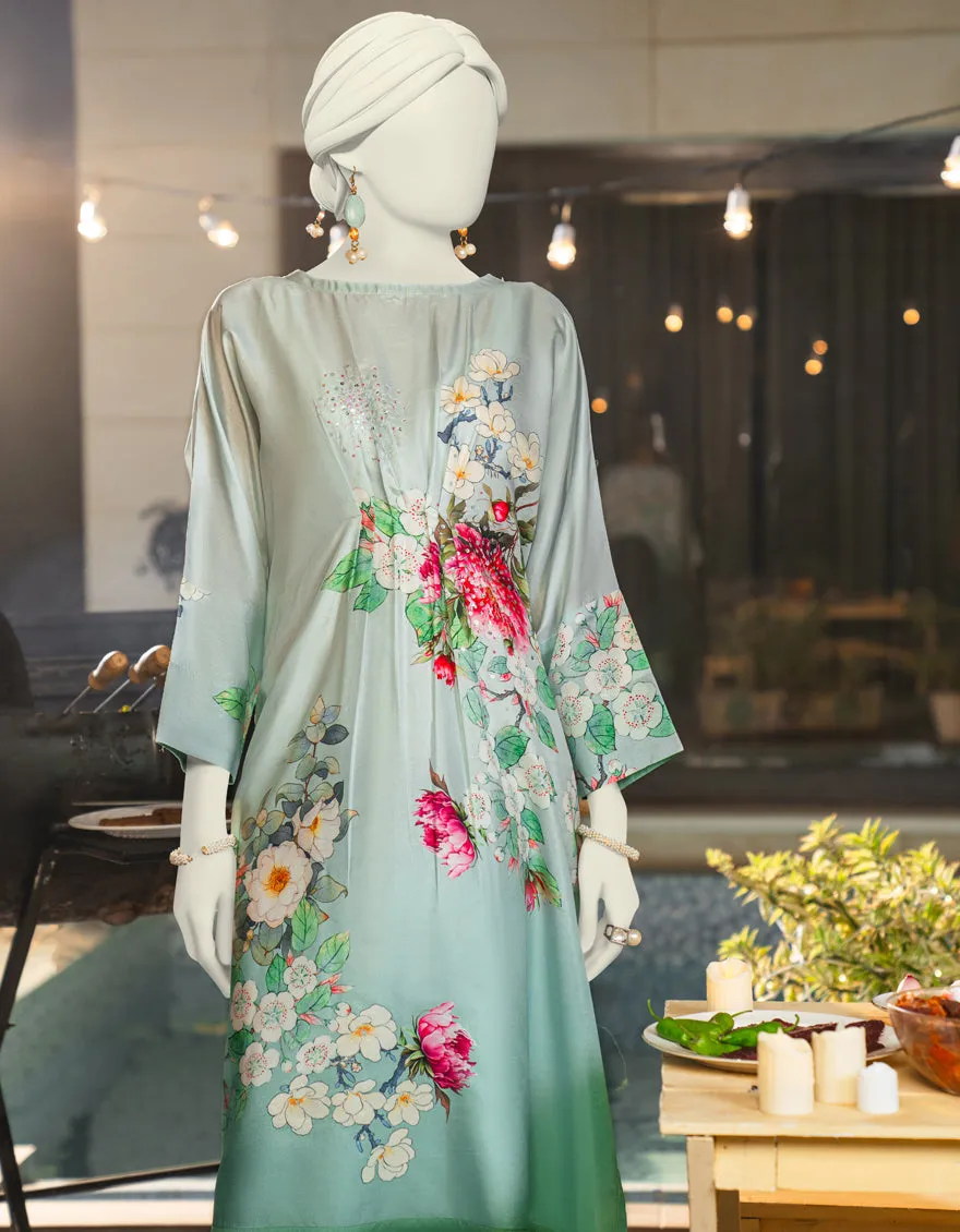 BLUE SILK 2PC STITCHED | JLAWN-S-JST-25-2090/ sold by Junaid Jamshed product image thumbnail 2