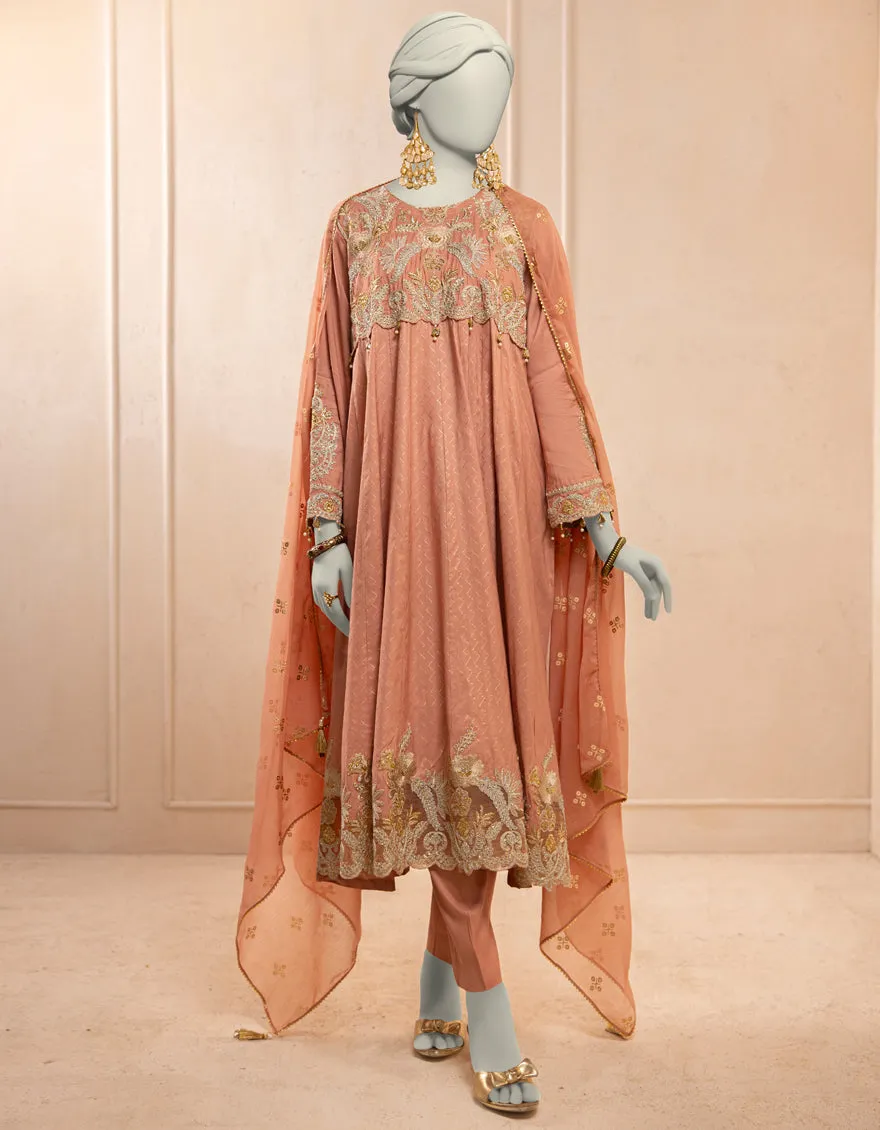 PINK SILK 3PC STITCHED | JJPW-S-JPS-25-3931 F sold by Junaid Jamshed