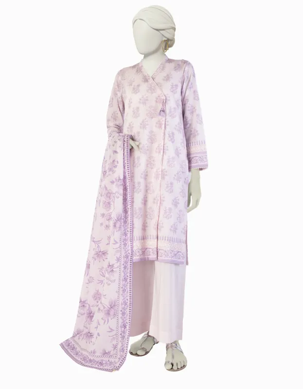 LILAC LAWN 3PC STITCHED | JLAWN-S-25-902/S BIN sold by Junaid Jamshed