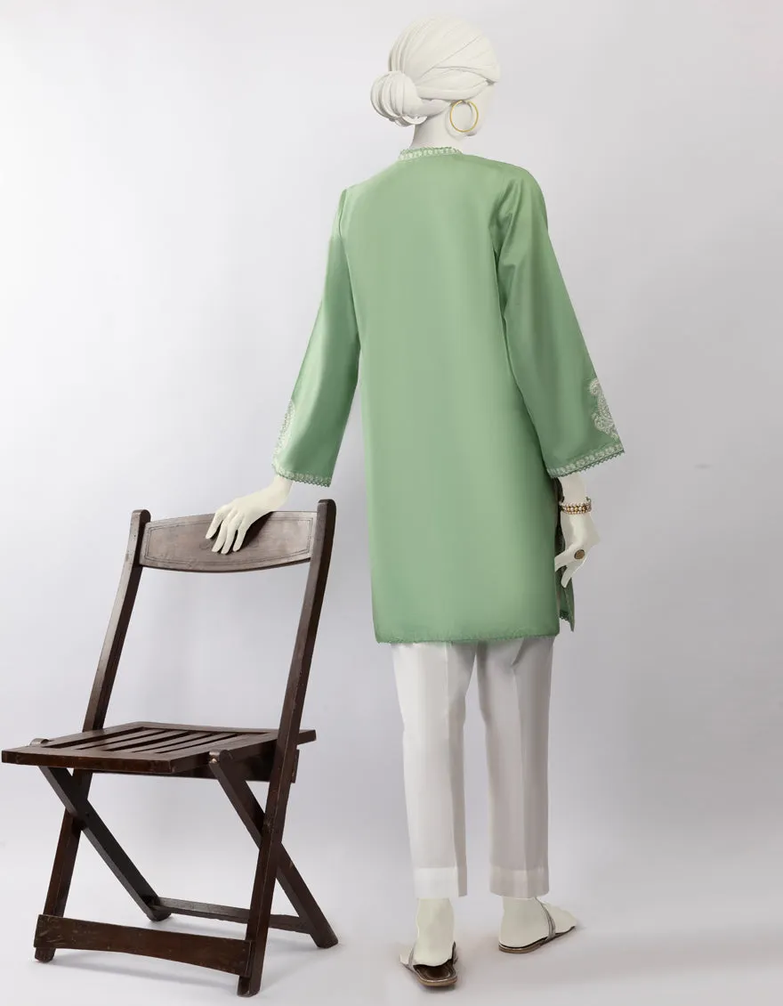 GREEN LAWN KURTI | JJLK-S-JSS-25-440 FB sold by Junaid Jamshed product image thumbnail 2