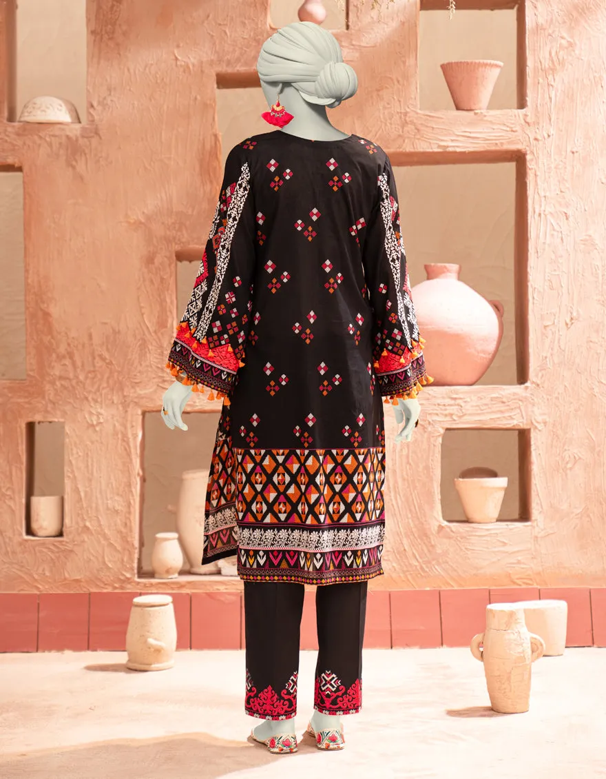 BLACK CAMBRIC 2PC UNSTITCHED | JLAWN-S-JST-25-2073 sold by Junaid Jamshed product image thumbnail 2