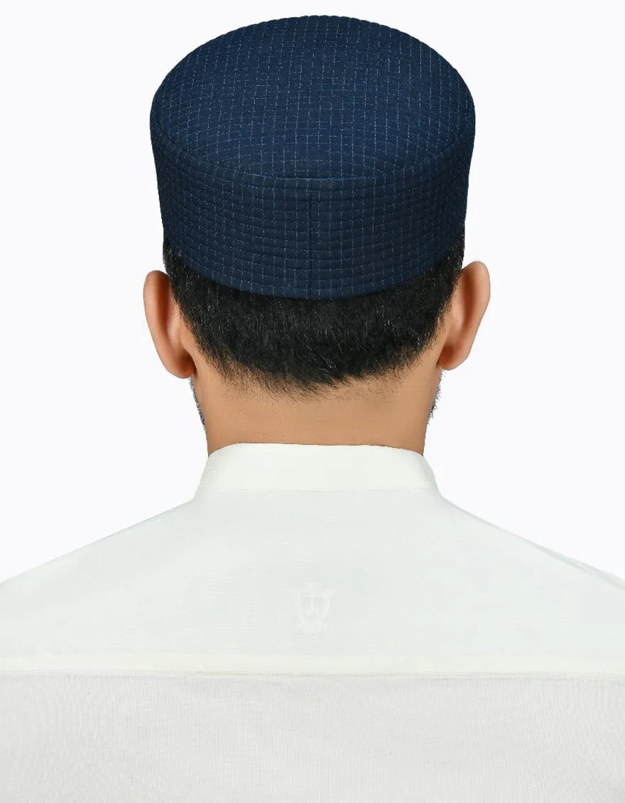 BLUE BLENDED CAP | JJ-CAP-0005-R67/S25/JJ9771 sold by Junaid Jamshed