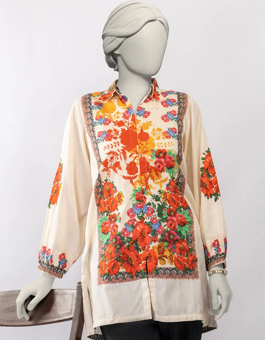 BEIGE DOBBY KURTI | JJLK-S-JSS-25-434 FB sold by Junaid Jamshed product image thumbnail 2