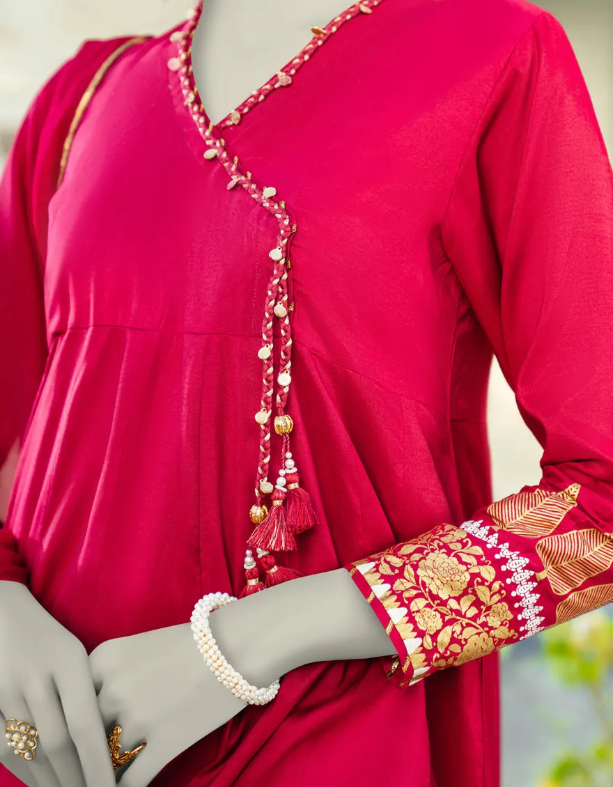 PINK SILK 3PC STITCHED | JLAWN-S-25-180/S SHI sold by Junaid Jamshed product image thumbnail 3