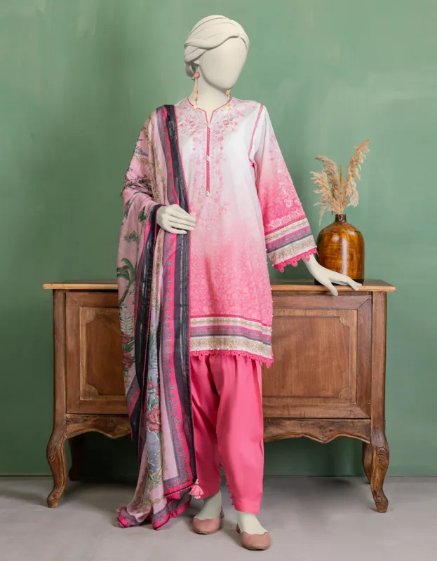 MULTICOLOR LAWN 3PC UNSTITCHED | JLAWN-S-25-3388 ROYALE-2 sold by Junaid Jamshed